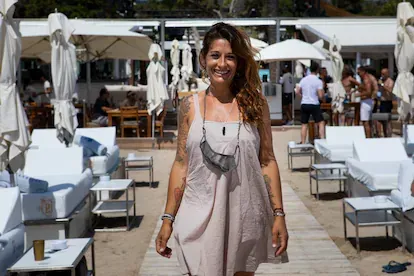 Regina Scardaccione, encargada de recepción del Blue Marlin de Ibiza.