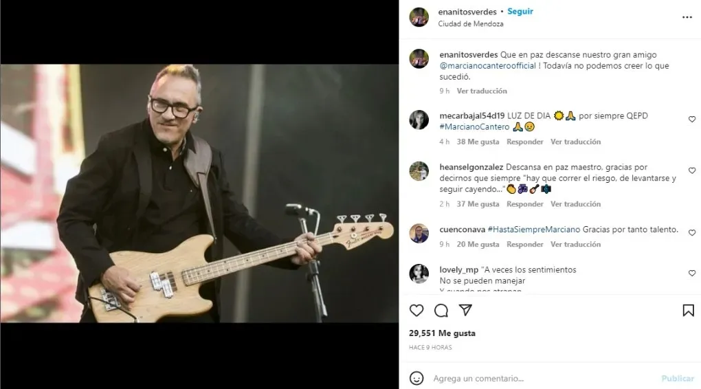 Muere Horacio “Marciano” Cantero, líder de la banda argentina Enanitos Verdes