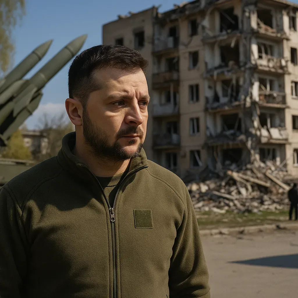 Zelensky condena ataques y prioriza defensa aérea