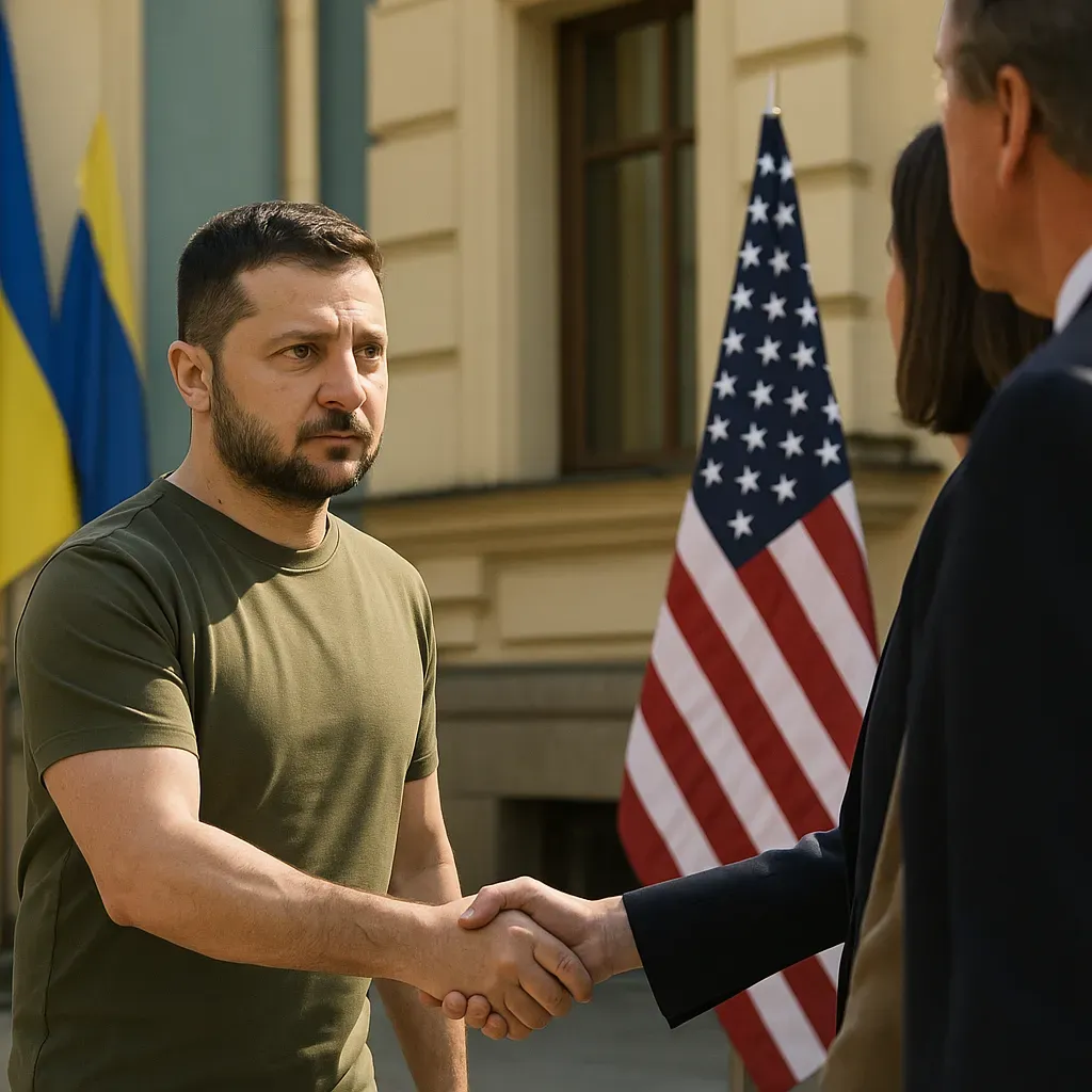 Zelensky se reunirá con enviados estadounidenses