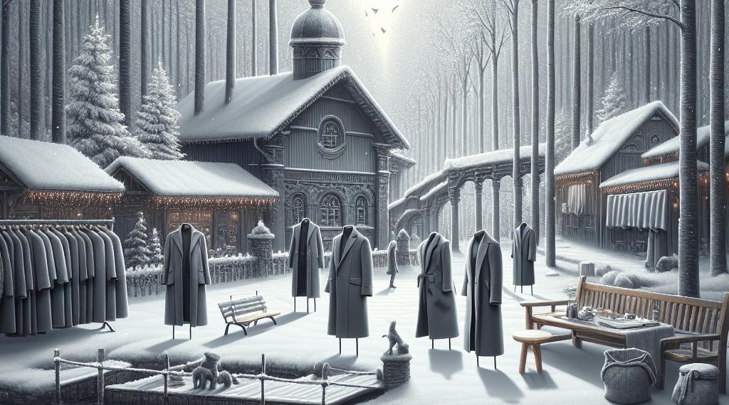 Abrigos grises de las rebajas que