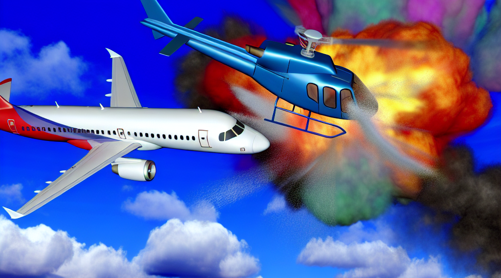 Avión de pasajeros choca con helicóptero militar durante aterrizaje en aeropuerto de Washington (Video)