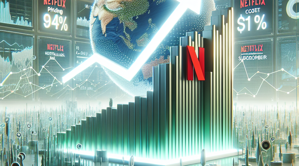 Acciones de Netflix se disparan 13% por el alza de precios y el récord de abonados