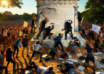 Vandalizan activistas climáticos tumba de Darwin en Westminster | Video