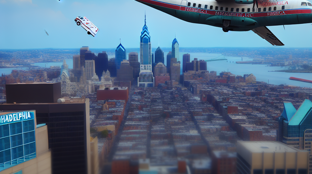 Avión médico con seis personas a bordo se estrella en el área urbana de Filadelfia