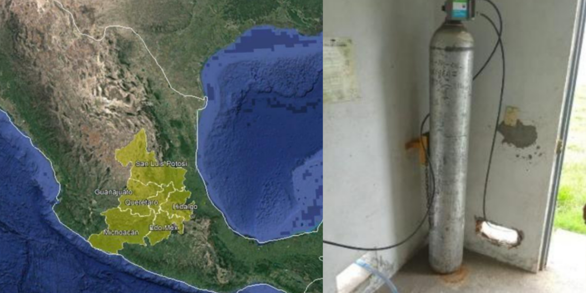 emiten alerta en seis estados por robo de cilindro con sustancia peligrosa