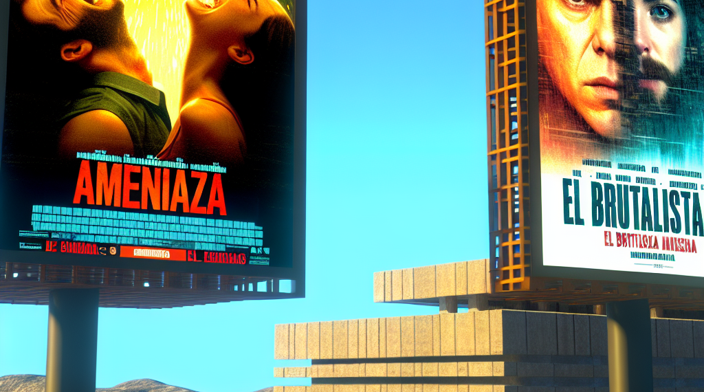 “Amenaza en el aire” de Mel Gibson es la número uno en taquilla; “El Brutalista” sorprende