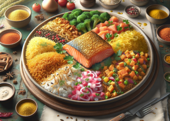 La receta viral de arroz crujiente y salmón (que es muy saciante)