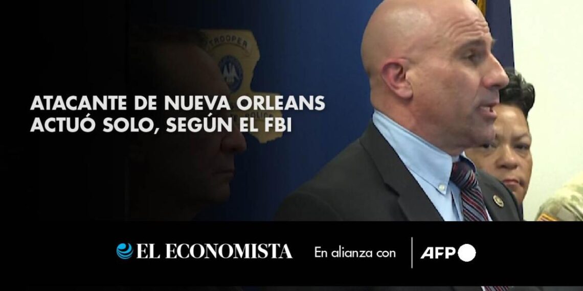 Atacante de Nueva Orleans actuó solo, según el FBI