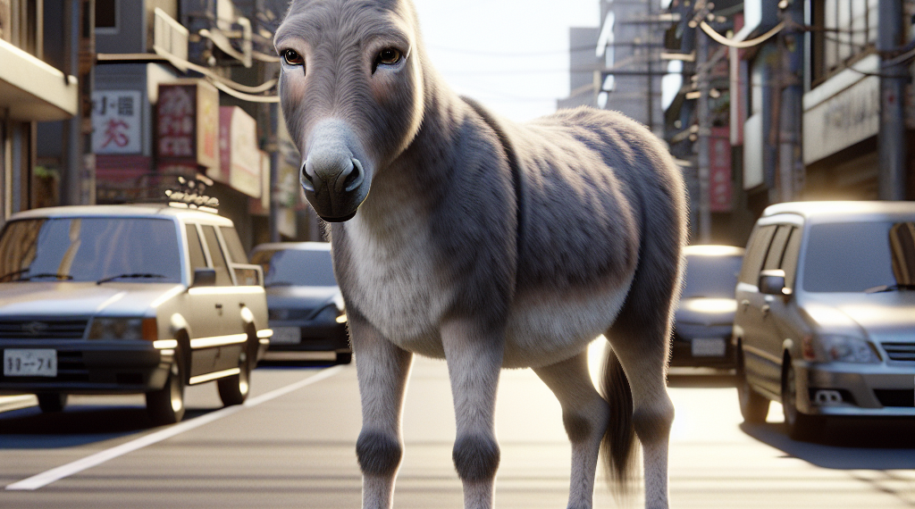 La Jornada: Burro en carretera