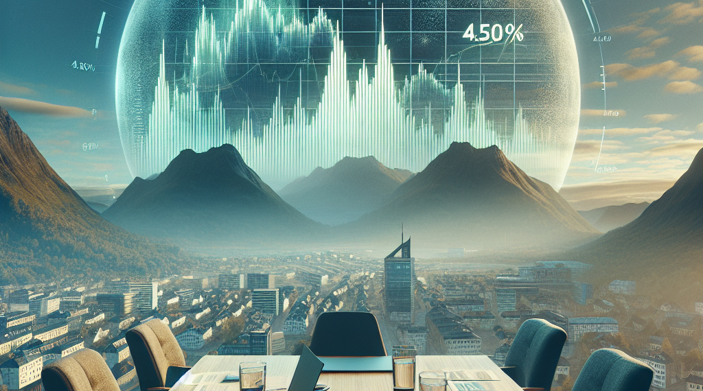 El Banco de Noruega mantiene su tasa de interés en 4.50% y prevé recortarla en marzo