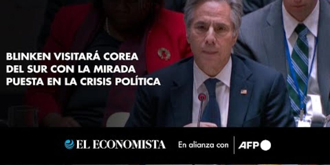 Blinken visitará Corea del Sur con la mirada puesta en la crisis política