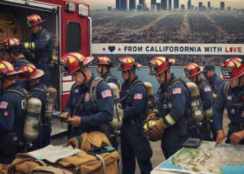 Bomberos mexicanos en camino a Los Ángeles; gobernador de California agradece a Sheinbaum