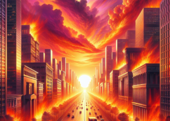 Sunset Boulevard, la gran arteria de Los Ángeles que ardió hasta sus cimientos