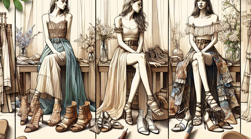 Zapatos planos para llevar con faldas en Primavera-Verano 2025, según las tendencias de las pasarelas