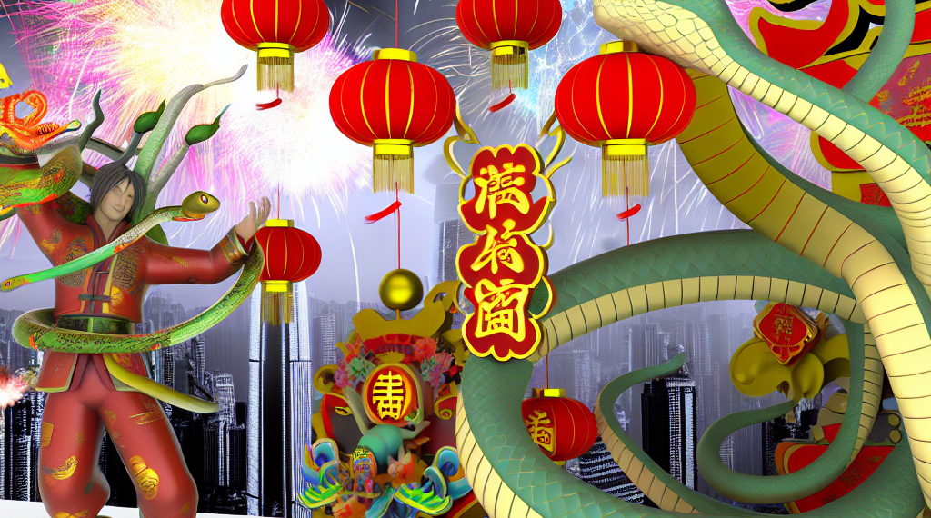 China le da la bienvenida al Año de la Serpiente de manera espectacular