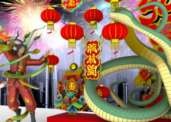 China le da la bienvenida al Año de la Serpiente de manera espectacular