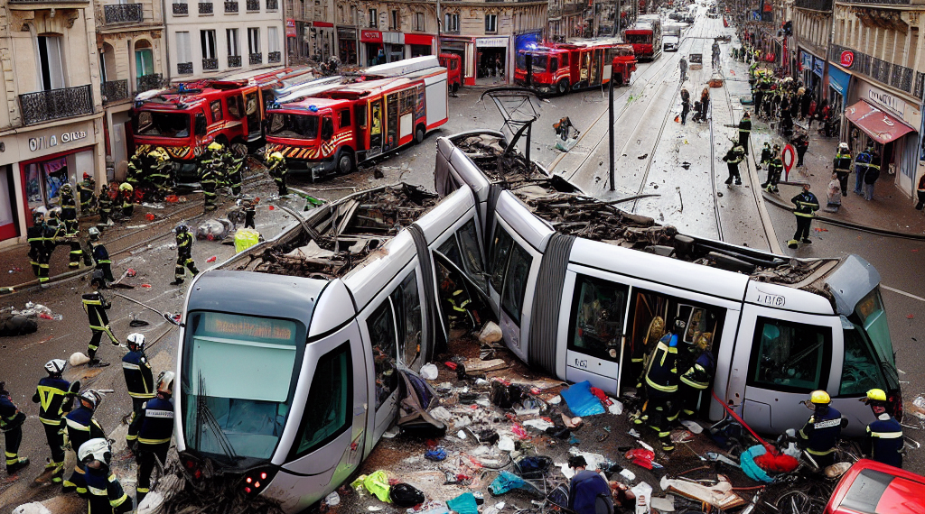Videos | Chocan tranvías en Francia; al menos 50 heridos