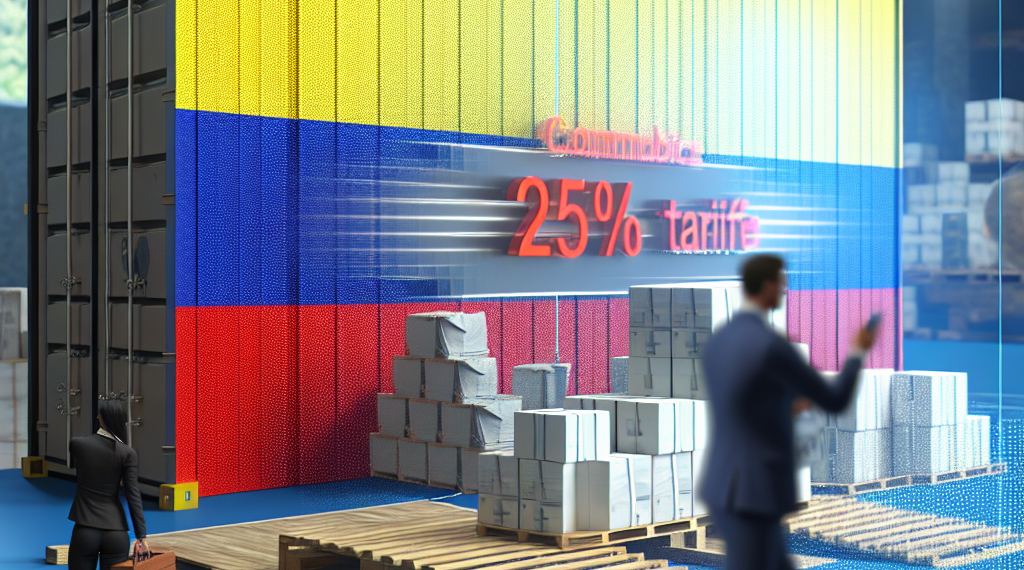 Colombia impone aranceles del 25% a importaciones de Estados Unidos