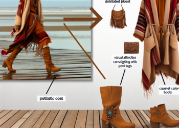 Cómo llevar abrigo boho con botas altas color caramelo como Bella Hadid en febrero 2025