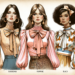 Cómo llevar las blusas con lazo de los 70 que vuelven en Primavera-Verano 2025