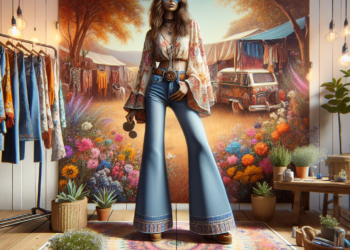 Cómo llevar blusas boho largas con jeans acampanados si eres bajita, de acuerdo a una experta en moda, en Primavera-Verano 2025