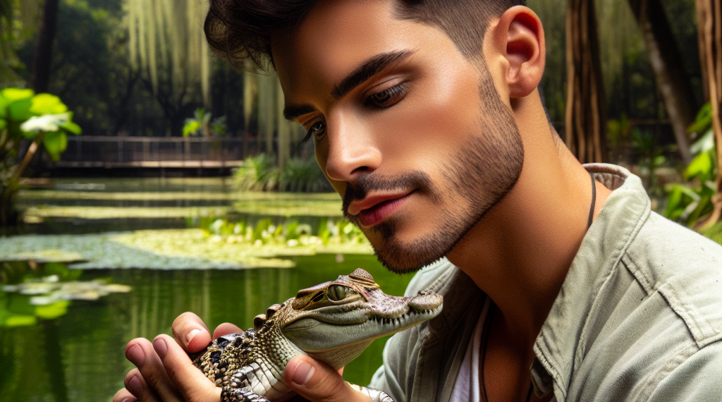 Abandonan a cría de cocodrilo en Chapultepec