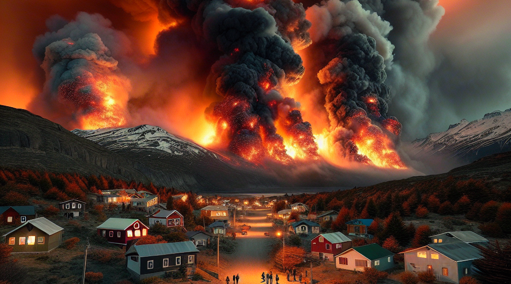 Evacúan 200 viviendas por incendio en la Patagonia argentina