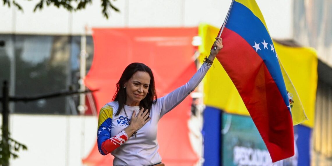 Detienen a María Corina Machado tras marcha contra régimen de Maduro