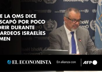 Jefe de la OMS dice que escapó por poco de morir durante bombardeos israelíes en Yemen