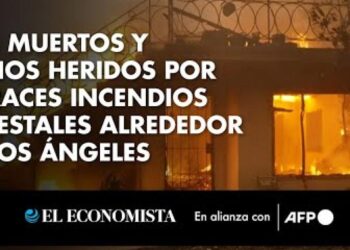 Dos muertos y varios heridos por voraces incendios forestales alrededor de Los Ángeles
