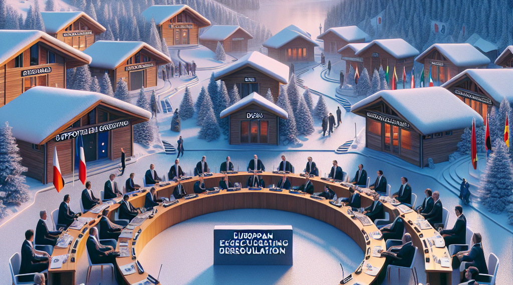 Ejecutivos europeos se suman en Davos a la llamada de Trump a la desregulación