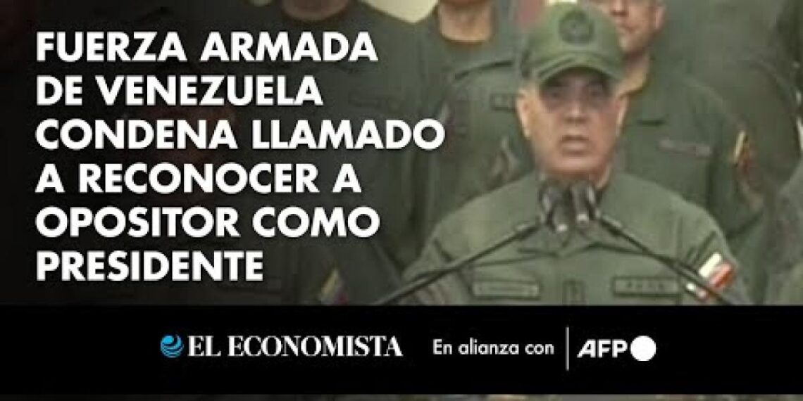 Fuerza Armada de Venezuela condena llamado a reconocer a opositor como presidente