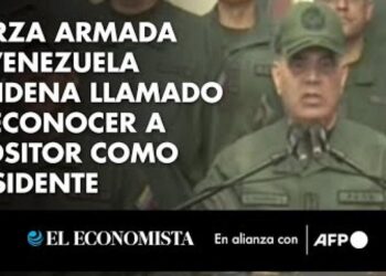 Fuerza Armada de Venezuela condena llamado a reconocer a opositor como presidente