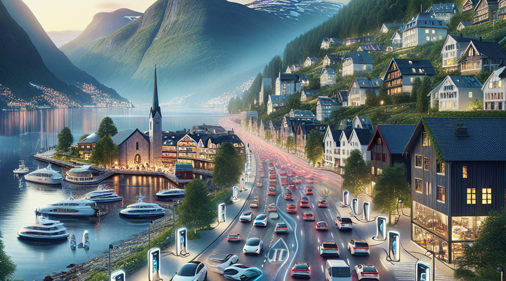 En 2024, 9 de cada 10 coches vendidos en Noruega fueron eléctricos