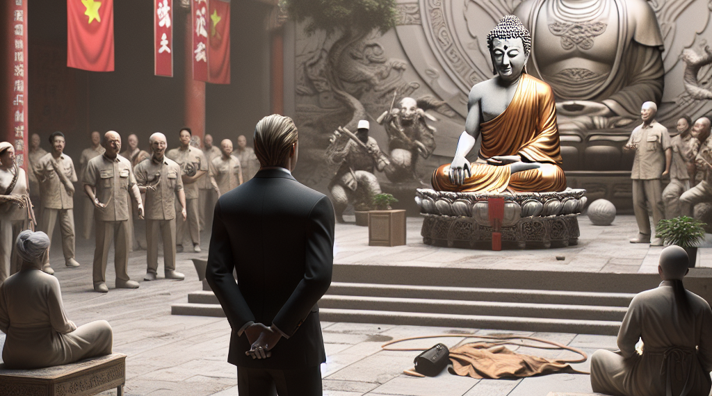 Estatuas de Trump con la pose de Buda triunfan en China
