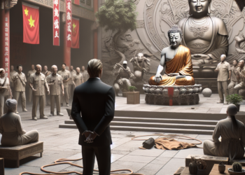 Estatuas de Trump con la pose de Buda triunfan en China