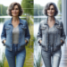 El look de diario que copiar a los 50 si quieres arrasar: vaqueros anchos y la chaqueta perfecta