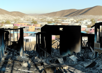 Familias pierden todo por incendio generado por hombre que quemaba cables en Tijuana