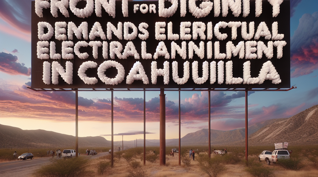 Con 200 pruebas en mano, el Frente por la Dignidad exige la anulación de comicios en Coahuila