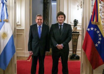 Venezolano González Urrutia se reúne con Javier Milei en Buenos Aires