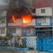 Fuerte incendio en una bodega en Los Mochis, Sinaloa