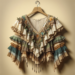 Cómo llevar blusas con olanes boho en tendencia de Primavera-Verano 2025