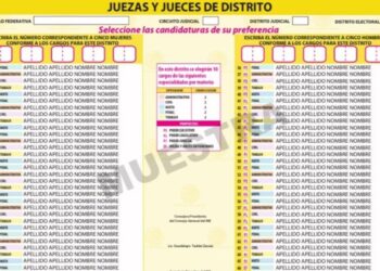 El INE aprueba la boleta para la elección judicial; es la "menos defectuosa”, admiten