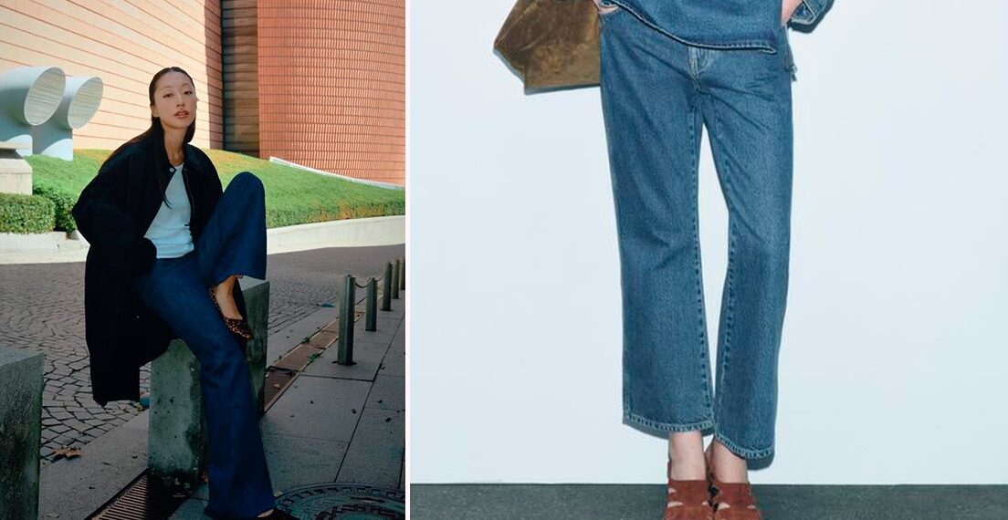 Cómo son los jeans acampanados en rebaja de Zara para enero 2025