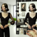 Kate Middleton eleva su total look negro en Londres con perlas y joyas históricas