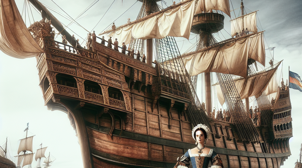 Interior del buque escuela Juan Sebastián Elcano.