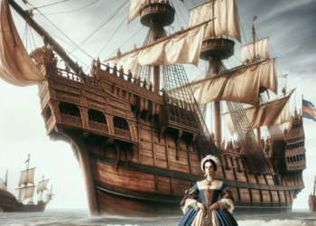 Interior del buque escuela Juan Sebastián Elcano.