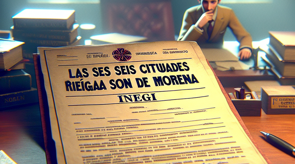Las seis ciudades que la población considera más peligrosas son gobernadas por Morena: INEGI