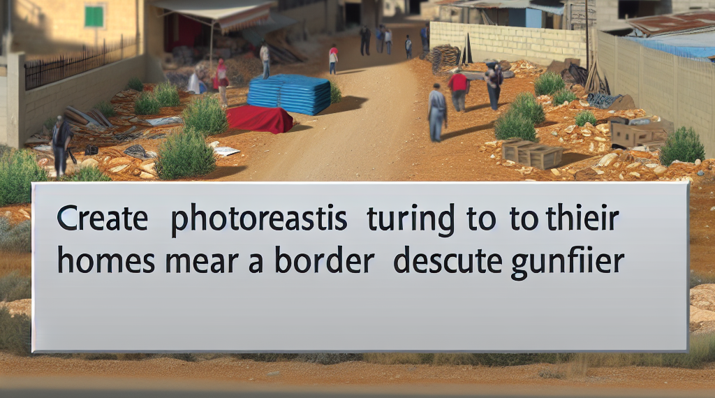 Libaneses regresan a sus casas en zonas fronterizas pese a disparos israelíes